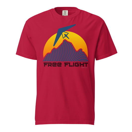 Free Flight Mountain Unisex garment-dyed heavyweight t-shirt